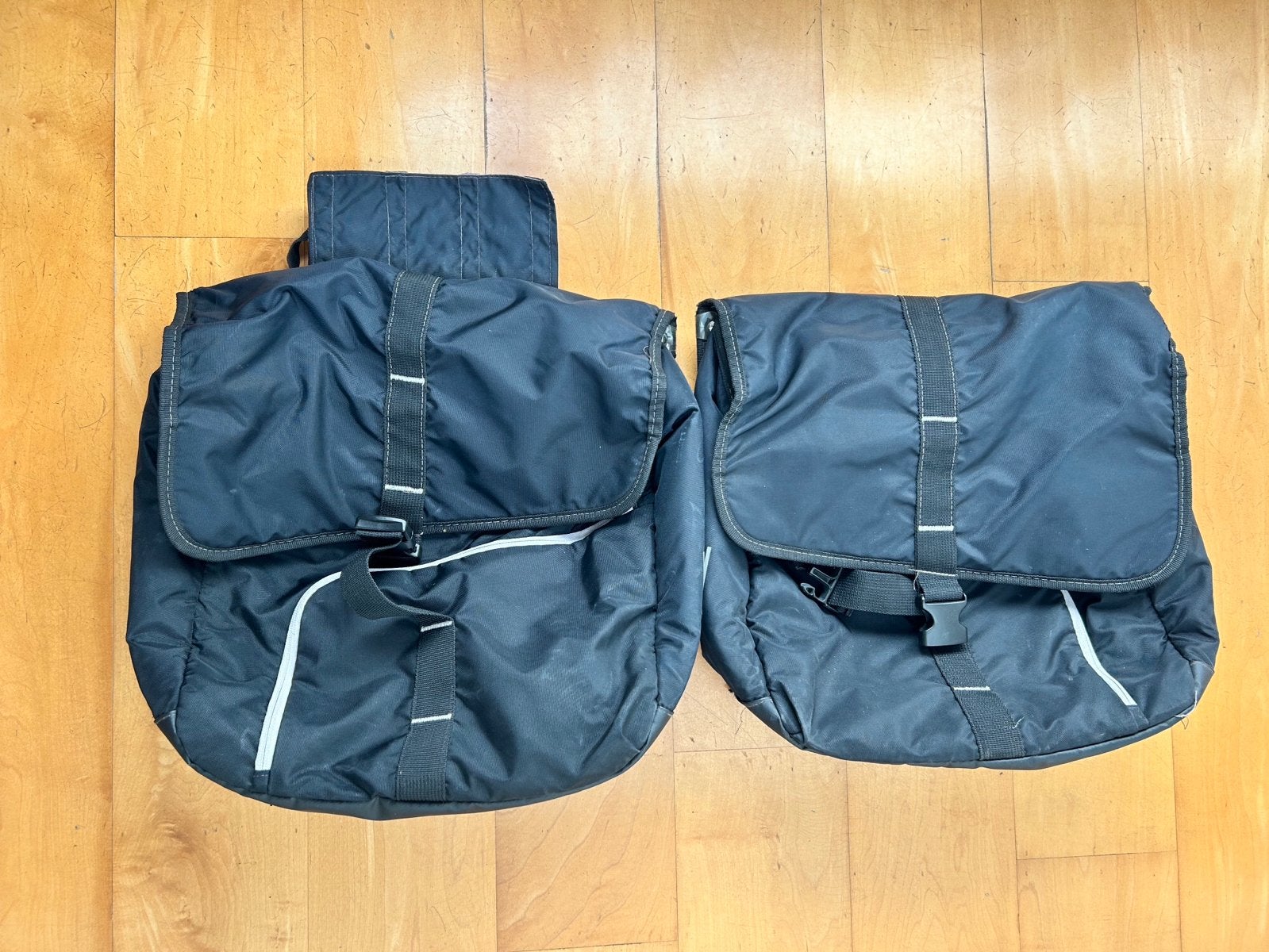 Fietstassen set - Zwart, Ophalen of Verzenden, Gebruikt