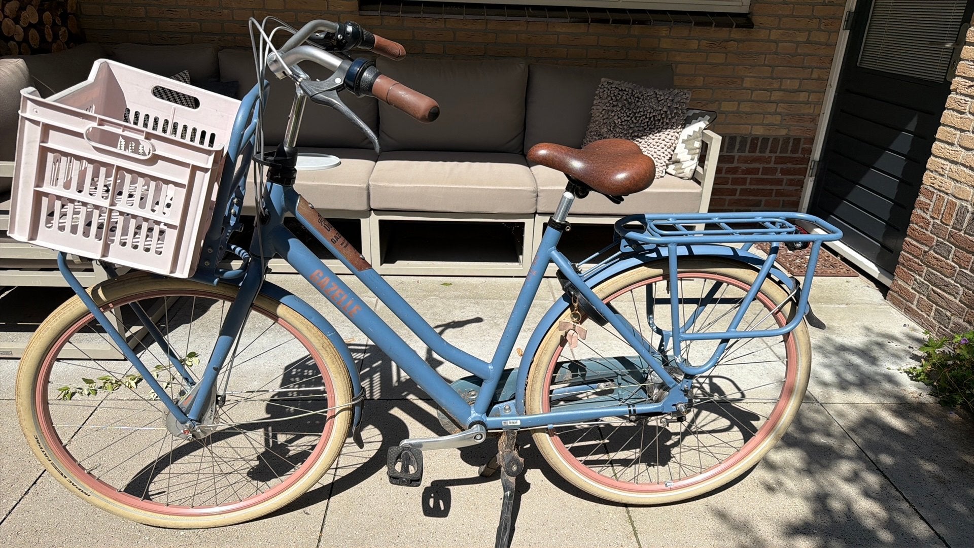 Gazelle dames fiets, Fietsen en Brommers, Ophalen, 53 tot 56 cm, Versnellingen, Zo goed als nieuw