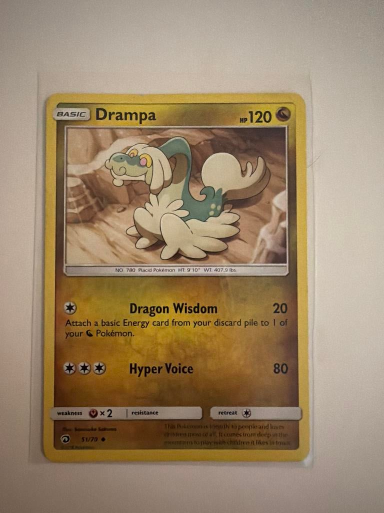 Drampa Pokémon Kaart - Basic HP 120 (51/70), Ophalen of Verzenden, Zo goed als nieuw, Losse kaart