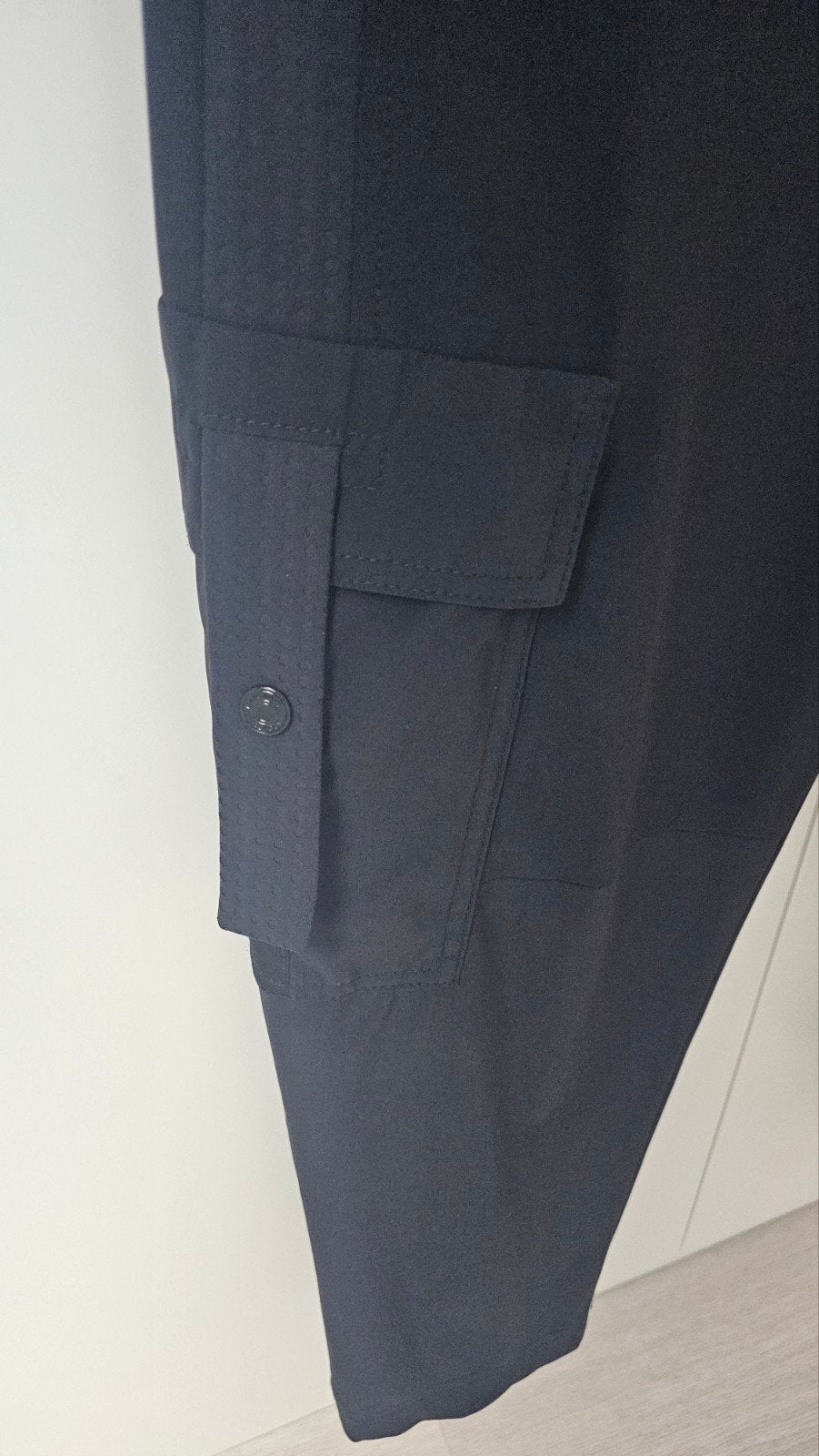 Marc Cain zwarte travel stof broek maat 4/40, Maat 38/40 (M), Marc Cain, Verzenden, Zwart