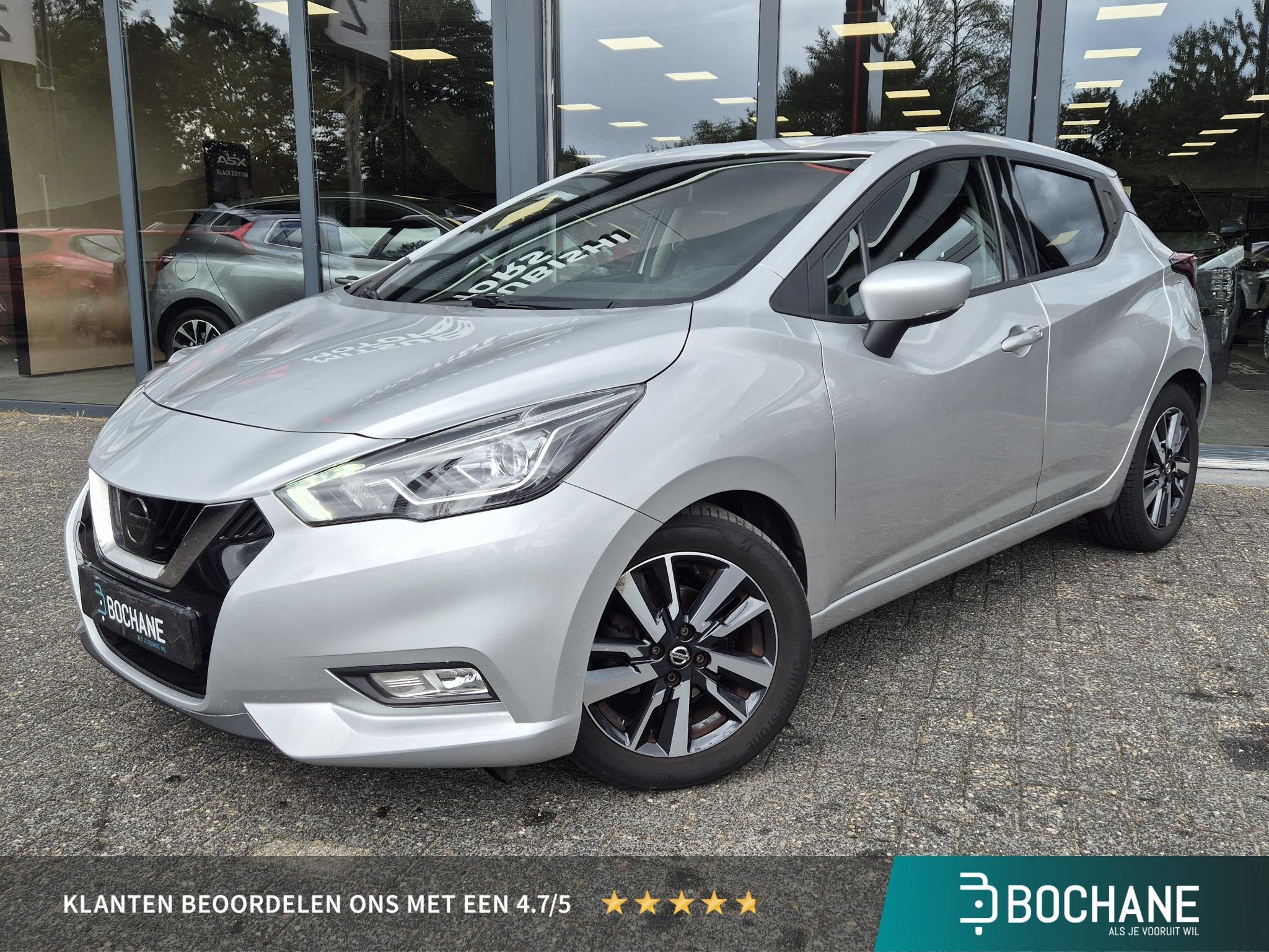 Nissan Micra 0.9 IG-T N-Connecta | Navigatie | Two-tone LM v, 898 cc, Stof, 525 kg, Met garantie (alle)