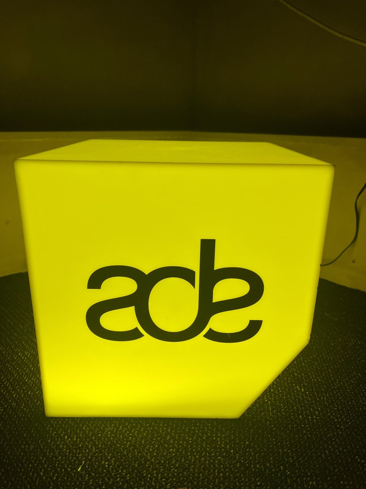 ADE Lichtgevende Kubus - Sfeervolle Verlichting, Overige merken, Kunststof, Geel, Overige fittingen