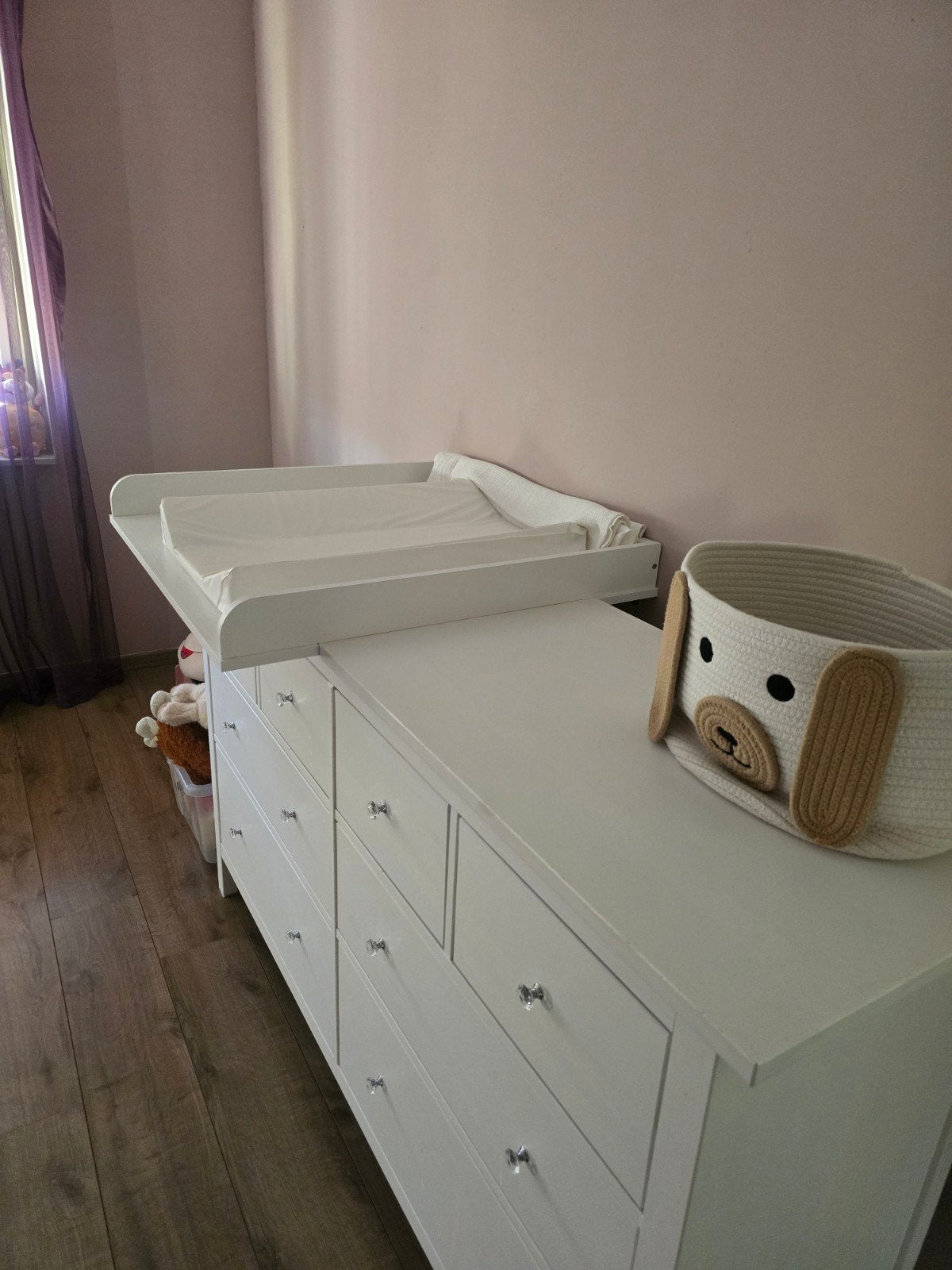 Opzetstuk voor commode of ladekast, Ophalen