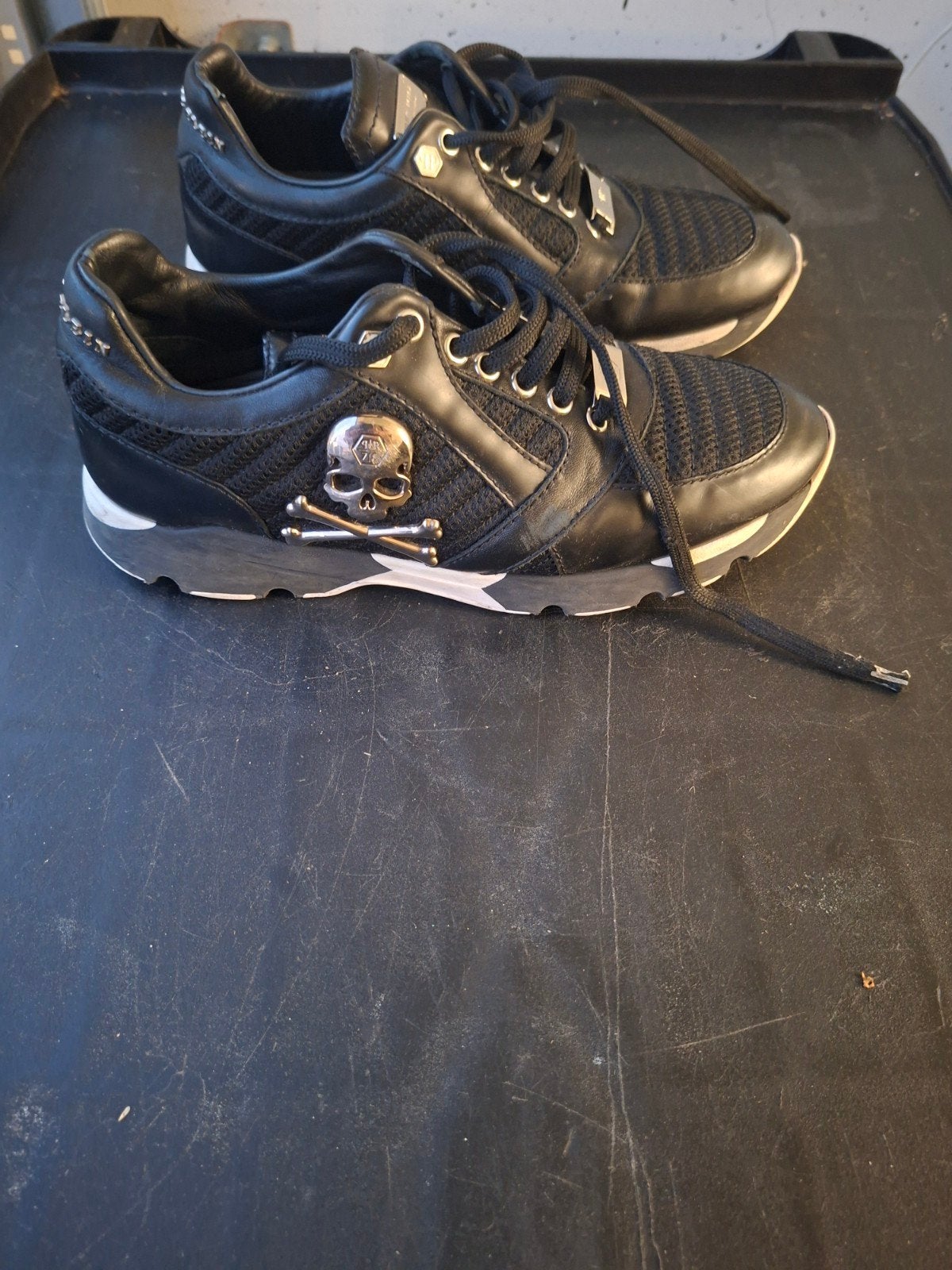 Philipp Plein schoenen maat 39, Zwart, Ophalen of Verzenden, Sneakers of Gympen, Gedragen