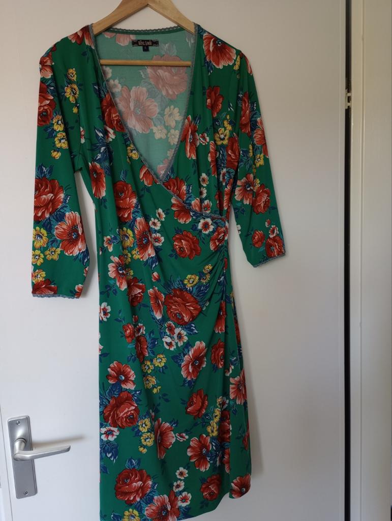 Jurk King Louie, maat L, Kleding | Dames, Maat 38/40 (M), Ophalen of Verzenden, Knielengte, King Louie