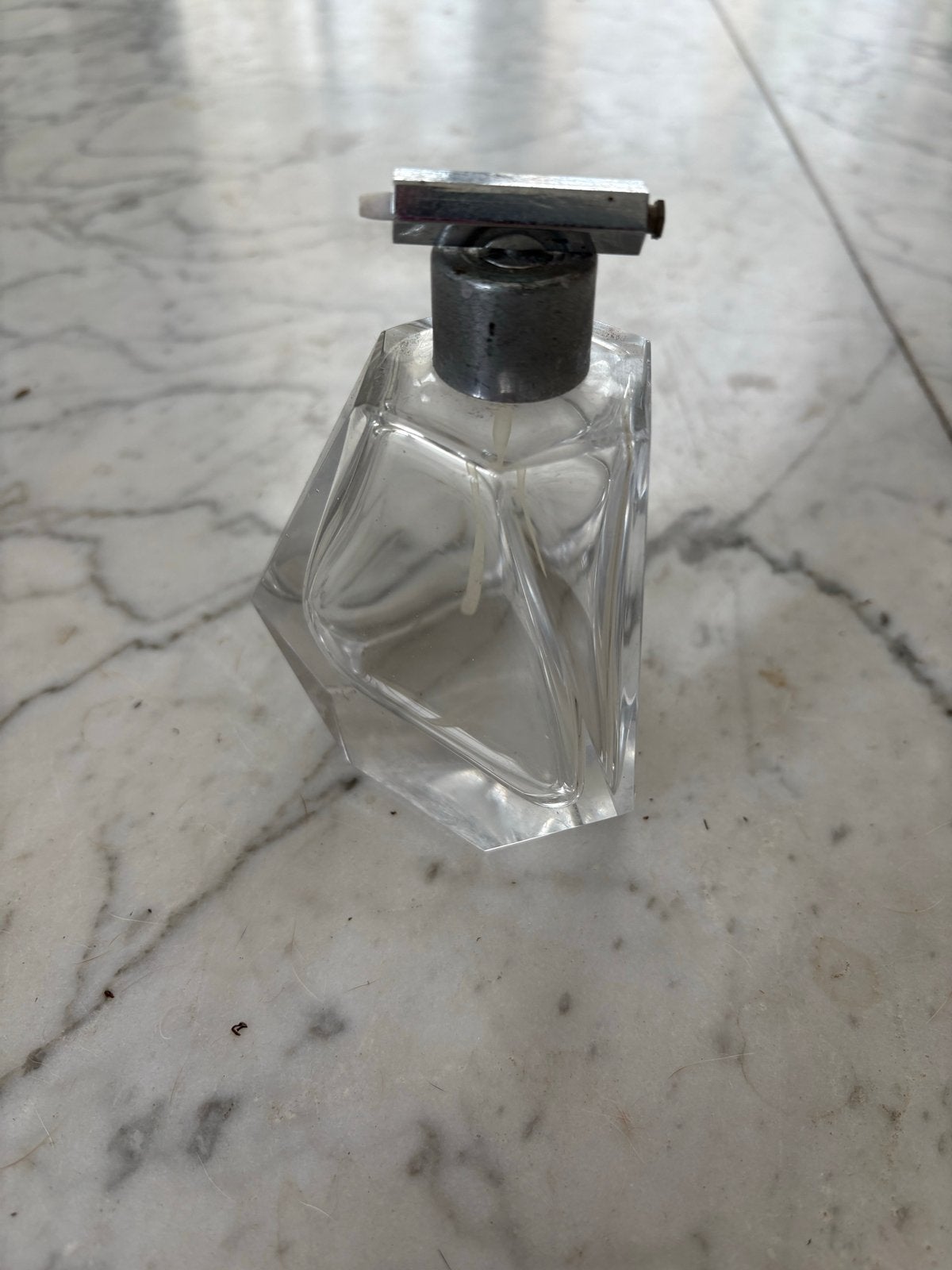 Kristallen Verstuiver - Vintage Parfumflesje, Antiek en Kunst, Ophalen of Verzenden
