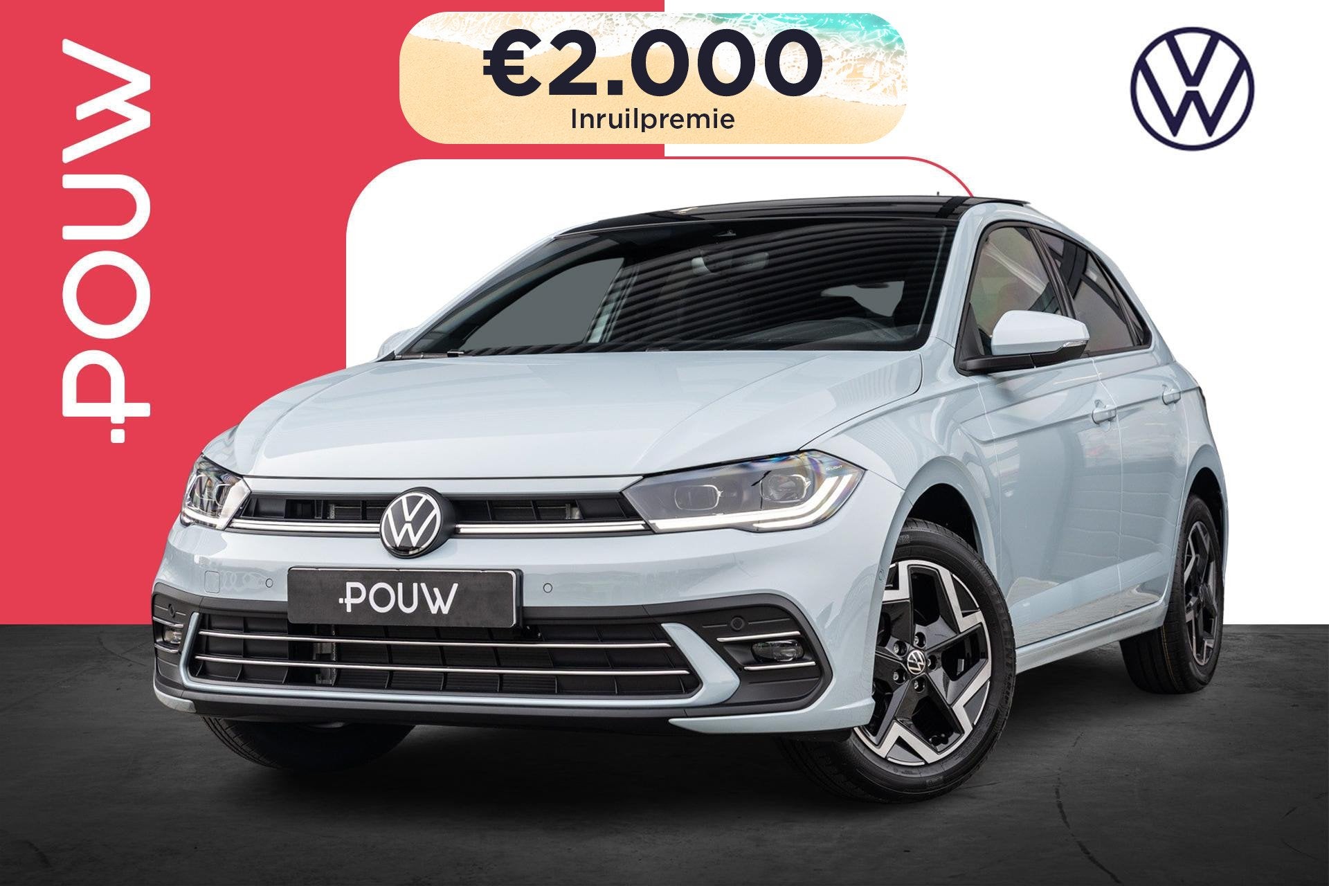 Volkswagen Polo 1.0 TSI 95pk DSG Edition 50 | Panoramadak |, 12 maanden, Stof, Euro 6, 95 pk