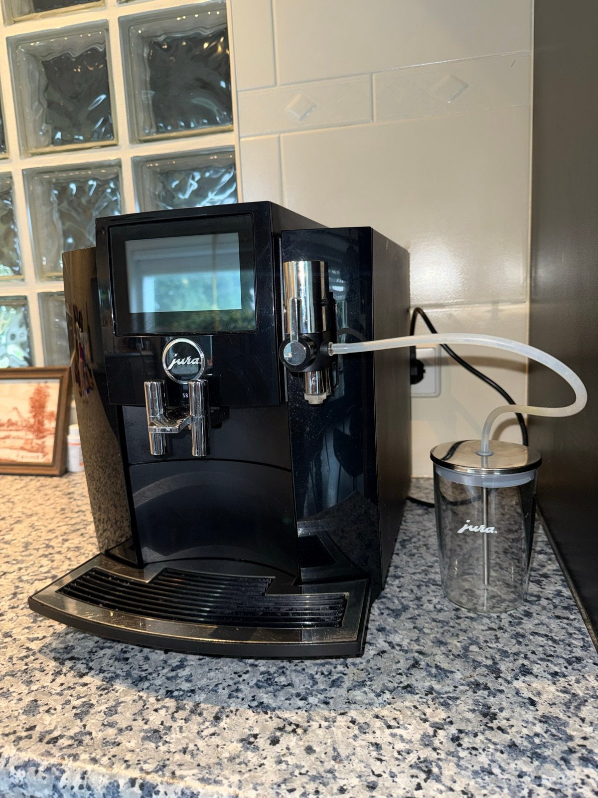 JURA S80 Piano Black Koffiemachine - Luxe en gereviseerd, Ophalen, Afneembaar waterreservoir, Koffiemachine, Koffiebonen