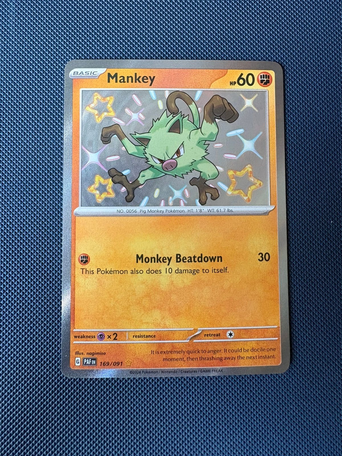 Mankey - PAF 169/091, Ophalen of Verzenden, Zo goed als nieuw