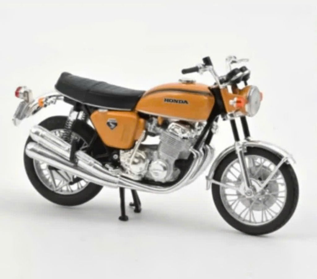 Honda CB750 1969 oranje met. schaal 1/18 Norev ref. 182025