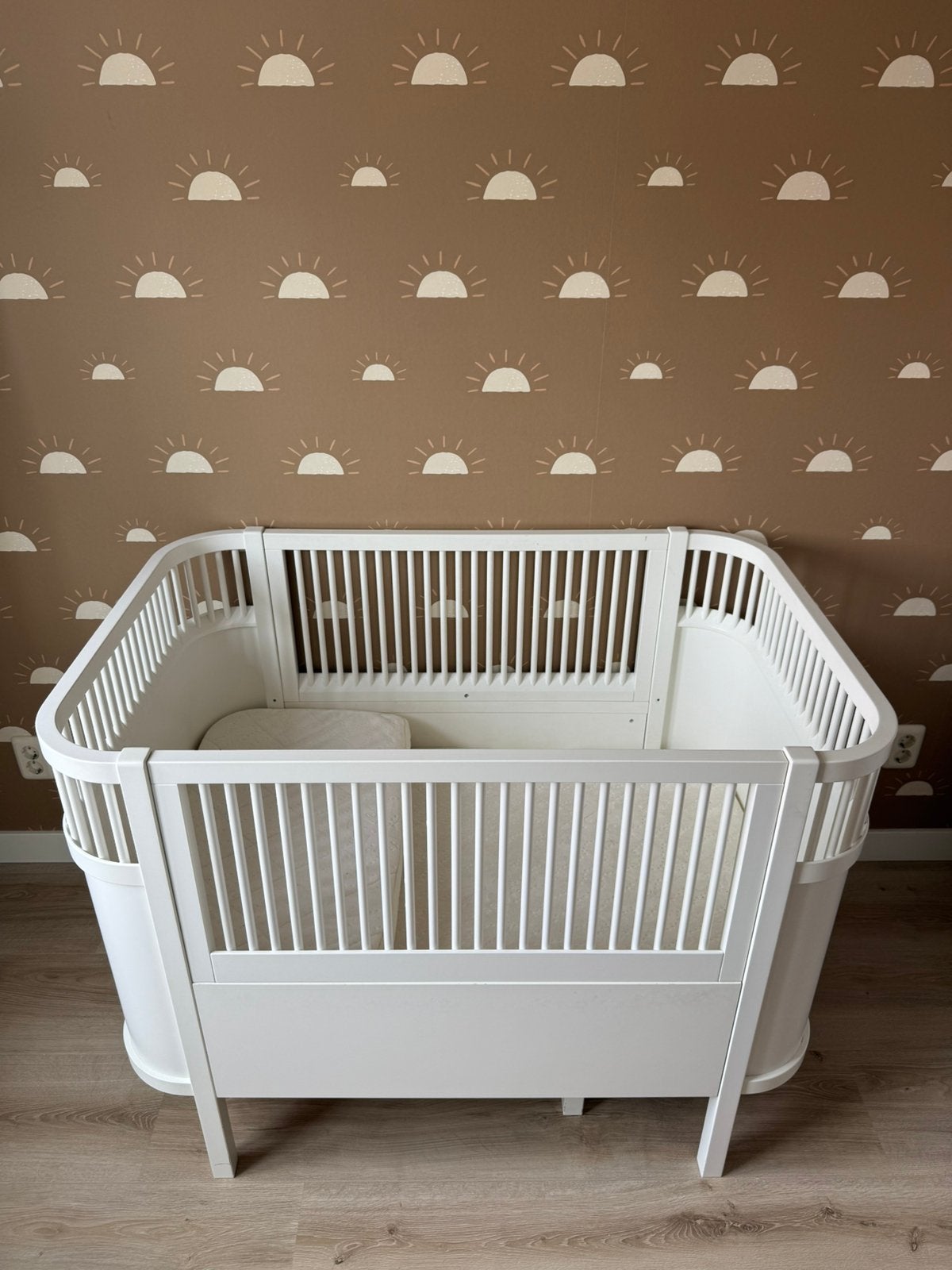 Sebra Bed Baby & Junior Classic Wit - Incl. matras, Gebruikt, 70 tot 85 cm, Matras, 140 tot 160 cm