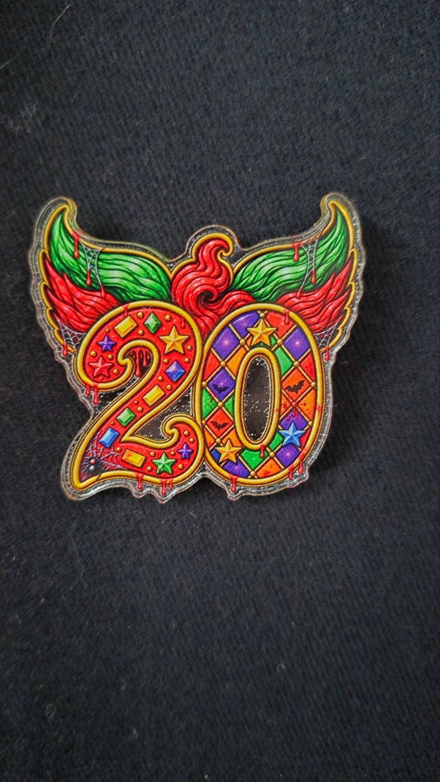 20 jaar Eddie de Clown fanmade (limited edition), Ophalen of Verzenden, Zo goed als nieuw, Overige onderwerpen, Speldje of Pin
