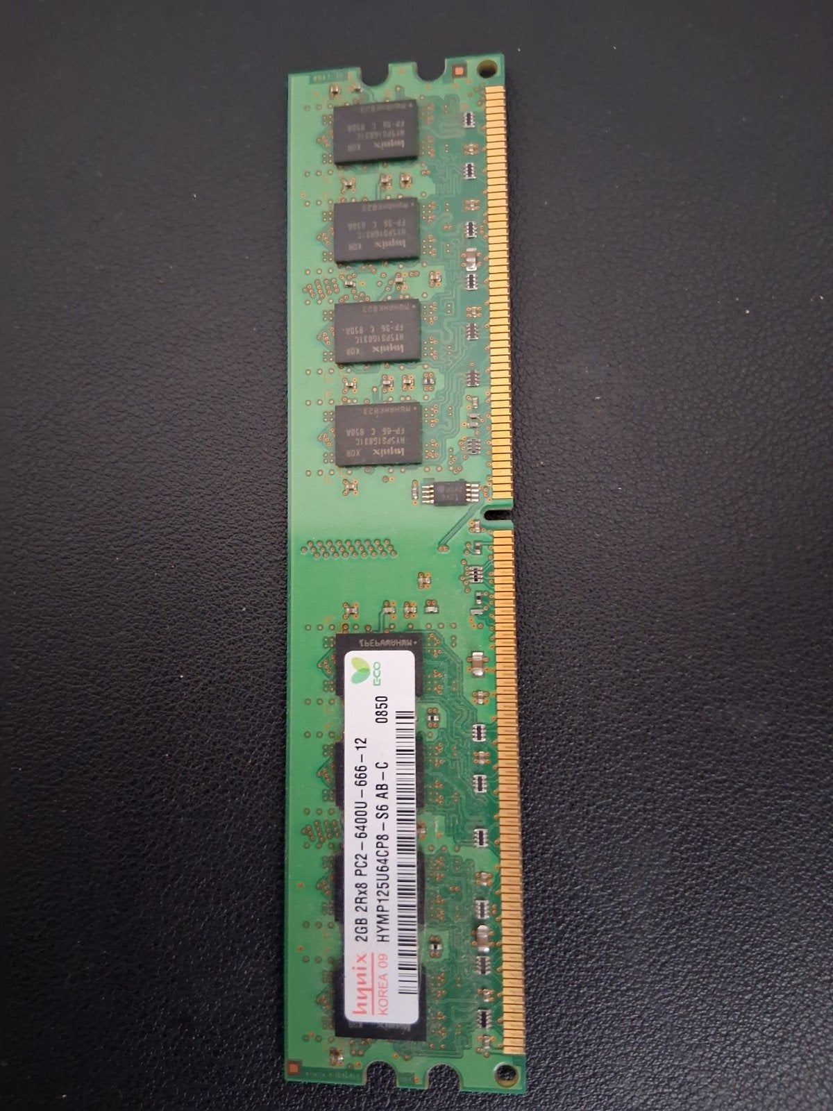 2  Hynix 2GB DDR2 RAM Geheugenmodules PC2-6400U, Computers en Software, RAM geheugen, Gebruikt, Ophalen of Verzenden, DDR2, Desktop