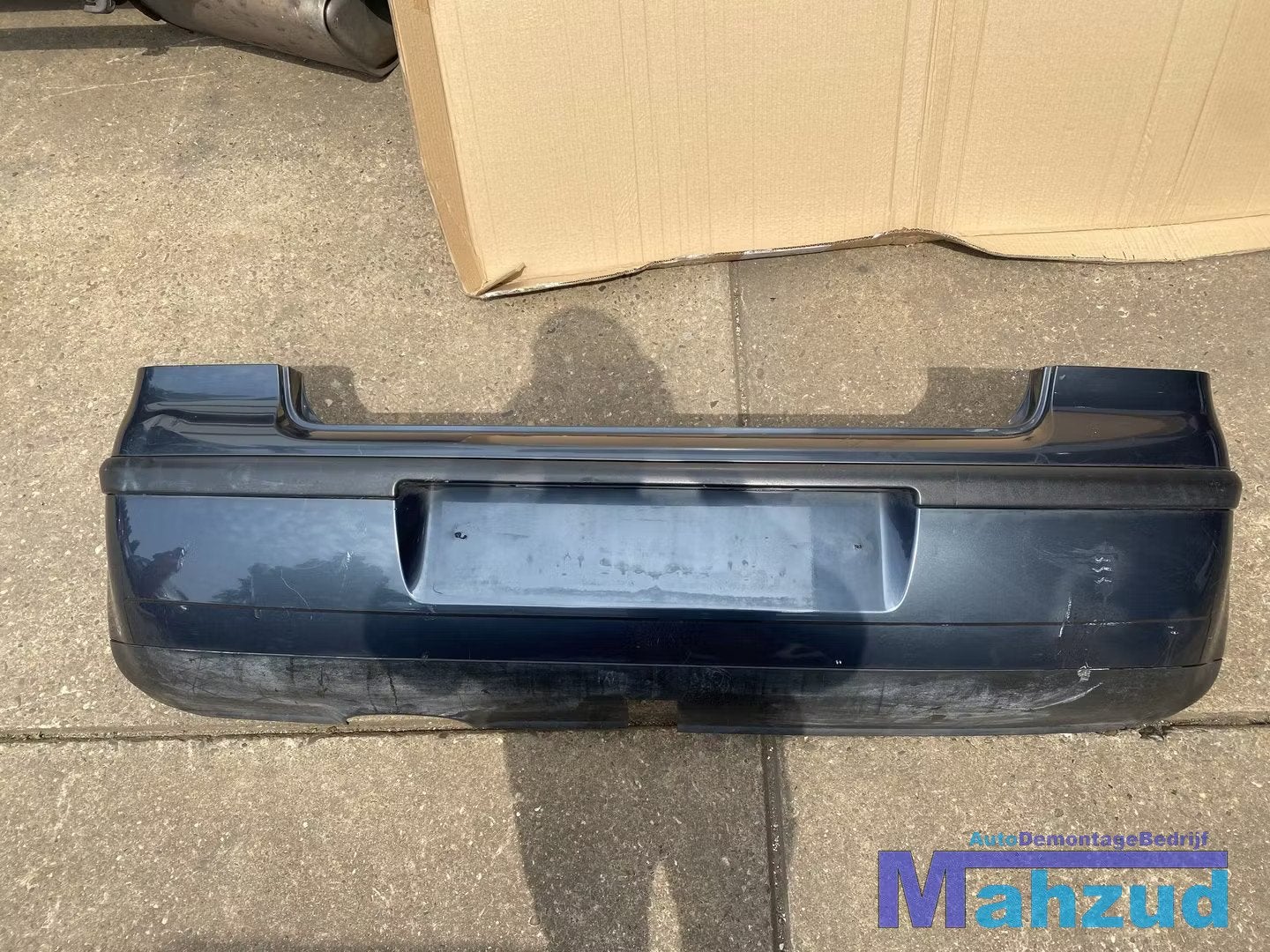 VW POLO 9N 9N1 9N2 9N3 donker blauw Achterbumper, Gebruikt, Volkswagen, Volkswagen AG, Achter