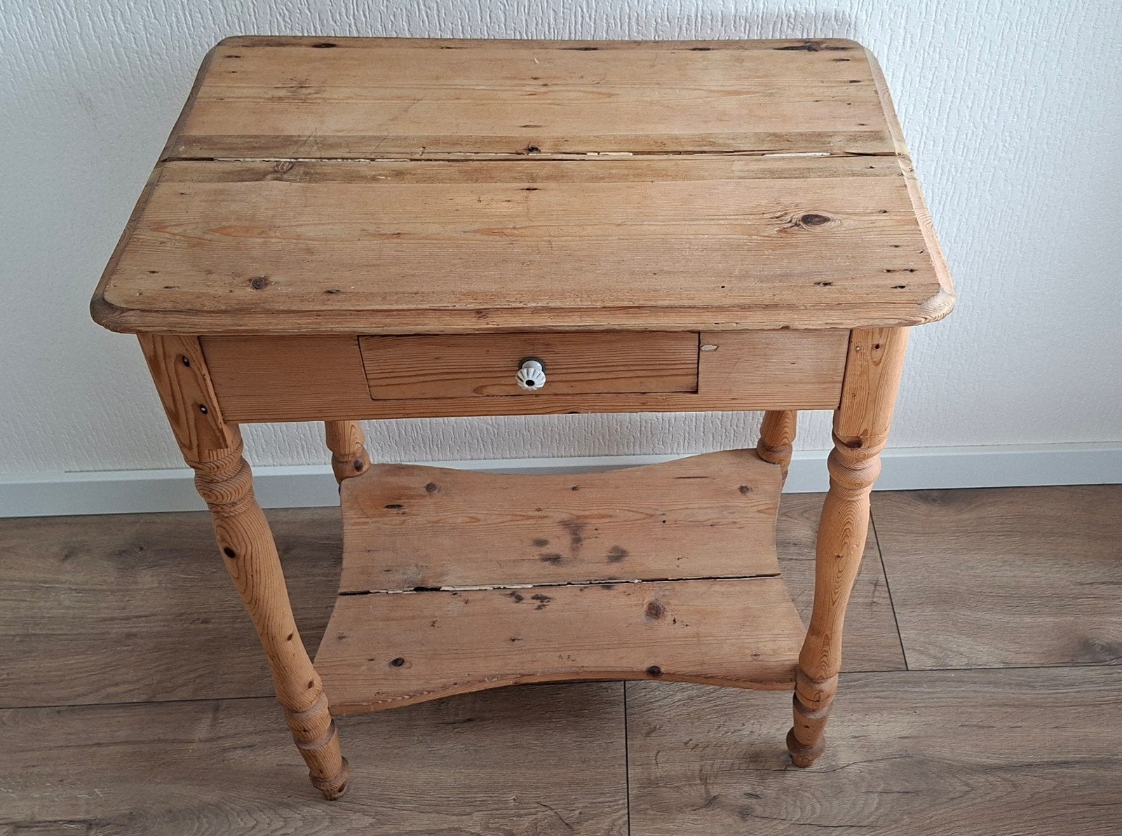 Lampetkan tafel met lade, Ophalen of Verzenden