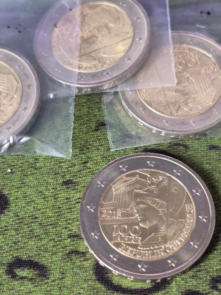 Oostenrijk 2018 2 euro 100 jaar Republiek UNC, Postzegels en Munten, Munten | Europa | Euromunten, Ophalen of Verzenden, Oostenrijk