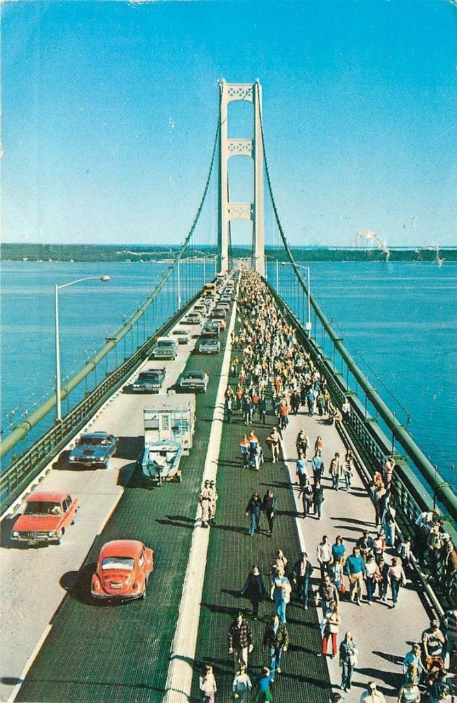 701-460-039 Mackinaw Bridge, Verzamelen, Verzenden, Voor 1920, Buiten Europa