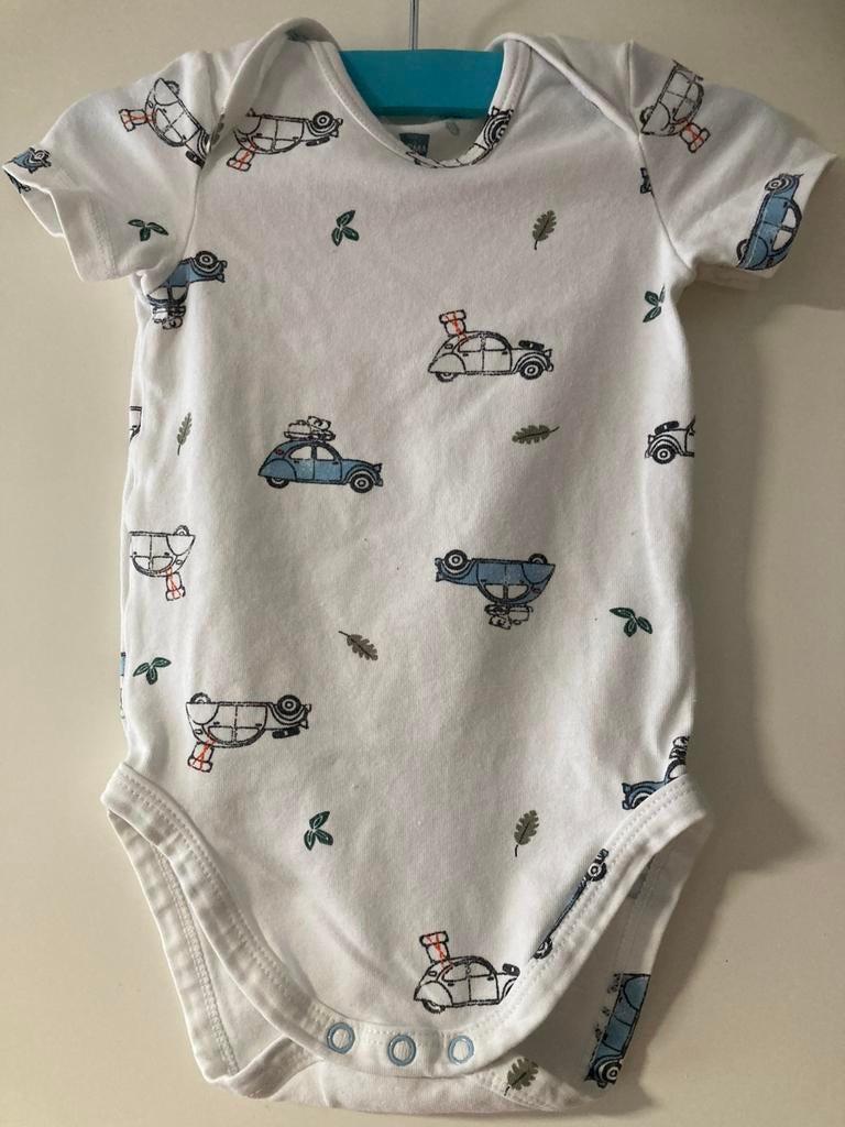 HEMA Baby Rompertje Maat 62/68 auto, Ophalen of Verzenden, Zo goed als nieuw, Jongetje, Nacht- of Onderkleding