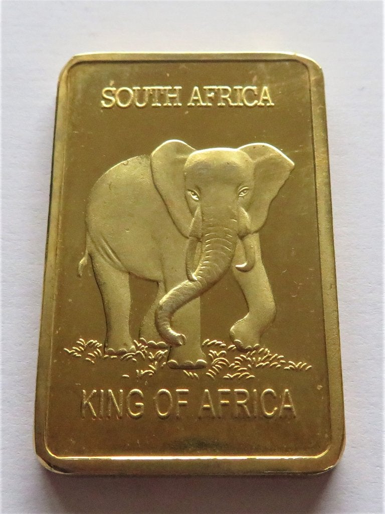 Goudbaartje Buillion, Zuid Afrika, Ophalen of Verzenden, Koper
