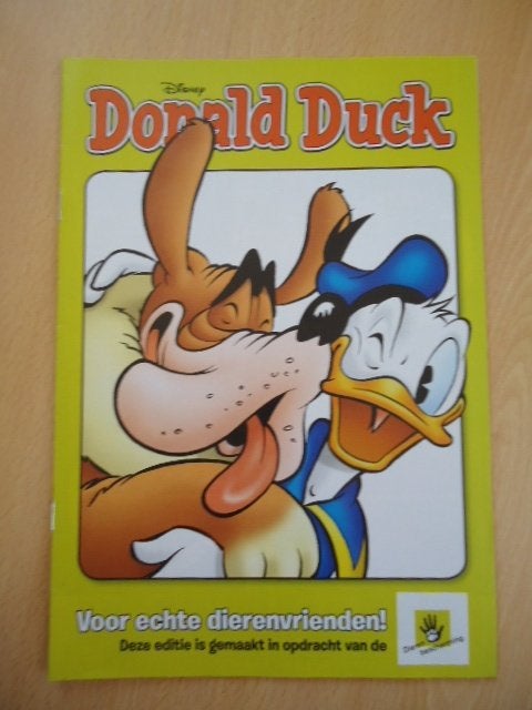 Donald Duck Voor echte dierenvrienden! iov Dierenbescherming, Ophalen of Verzenden, Zo goed als nieuw