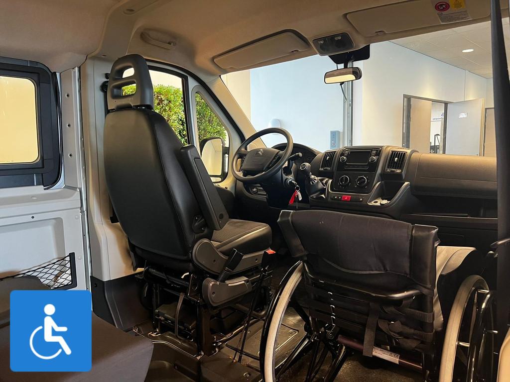 Citroen Jumper L1H1 Rolstoelbus Rolstoel voorin, 12 maanden, Stof, Gebruikt, Zilver of Grijs