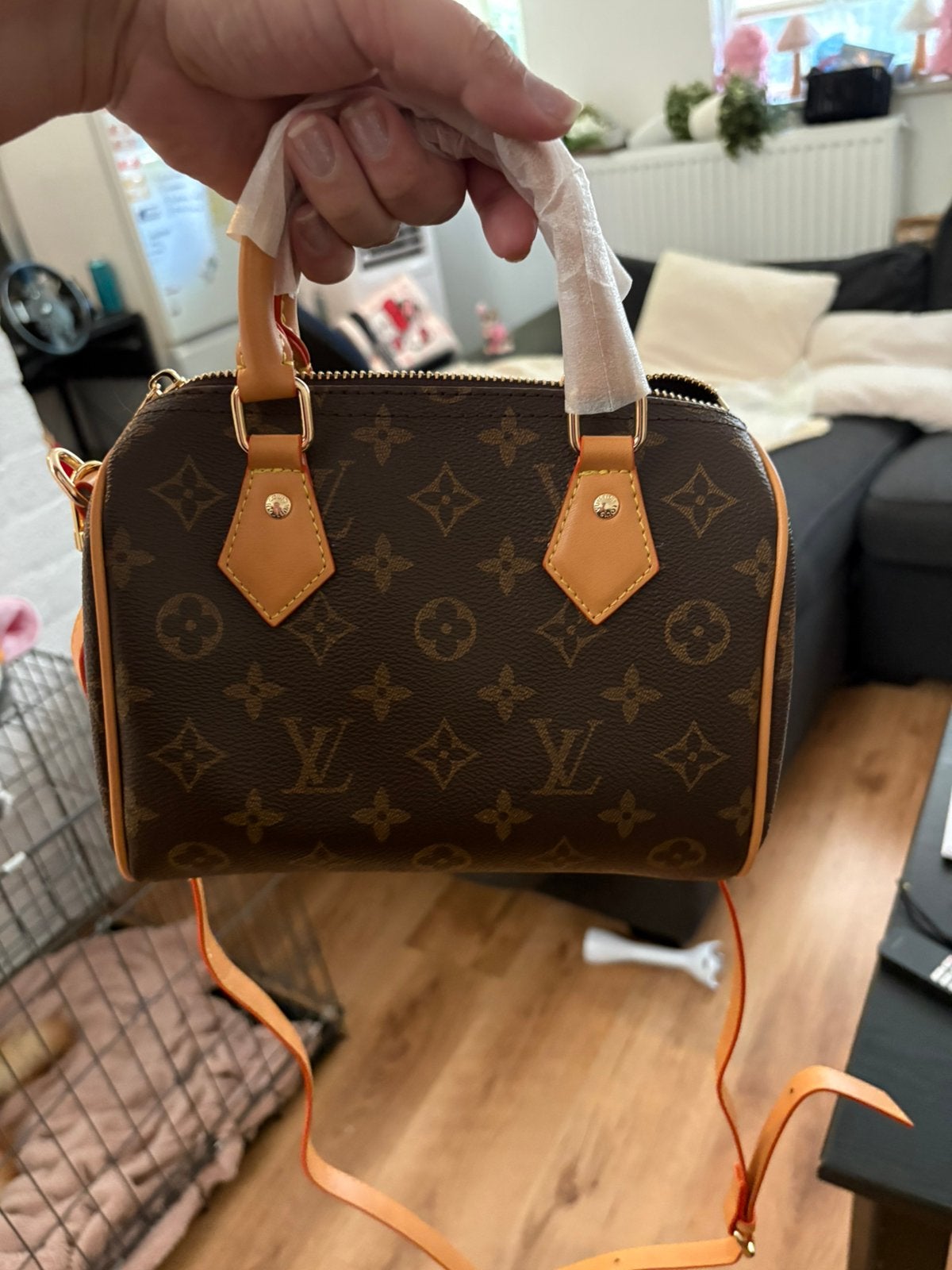 Speedy tas, Ophalen of Verzenden, Zo goed als nieuw, Bruin, Handtas