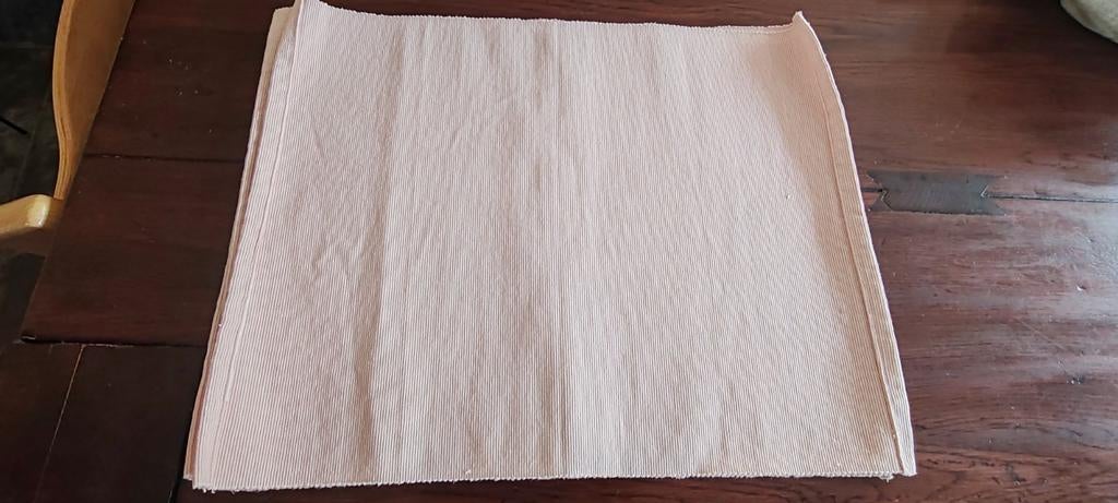 Tafel Placemat Katoen Roze 4x, Ophalen of Verzenden, Zo goed als nieuw, Roze