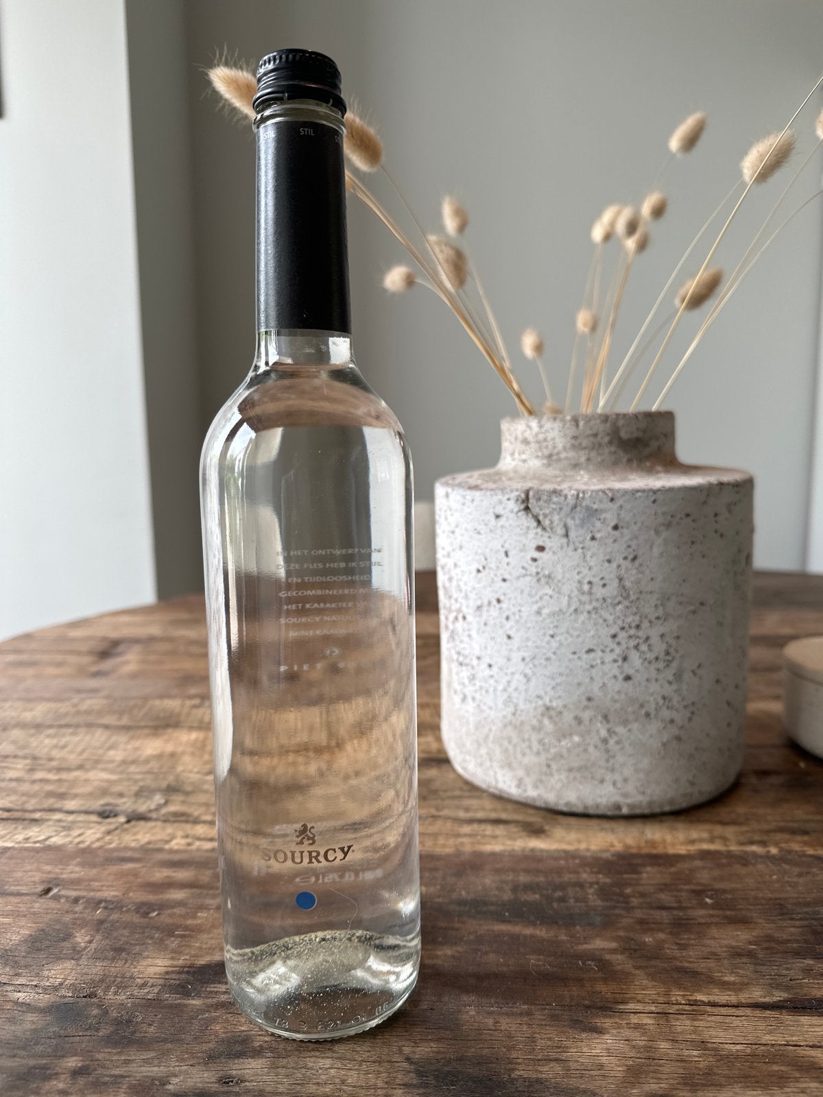 Piet Boon x Sourcy Design Fles - Stijlvol en Tijdloos, Ophalen of Verzenden, Zo goed als nieuw, Overige kleuren, Glas