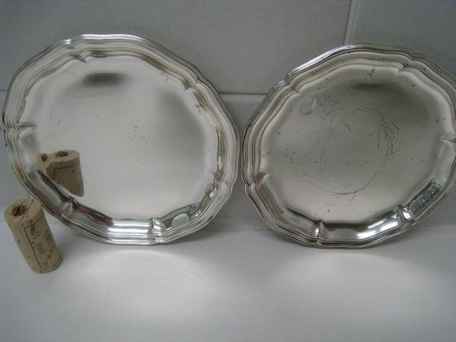 Set van 4 zilverkleurige schalen, Antiek en Kunst, Ophalen of Verzenden