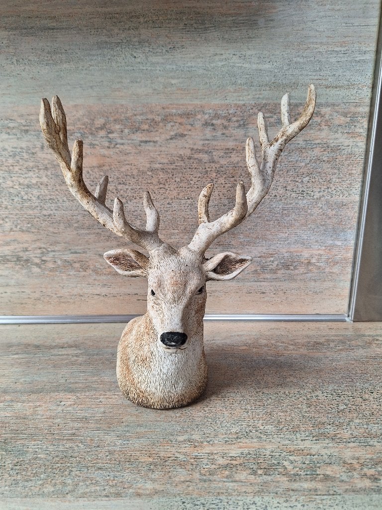 Decoratief Hert Beeldje - 25 cm hoog, Huis en Inrichting, Ophalen, 20 cm, Decoratieobject, 25 cm