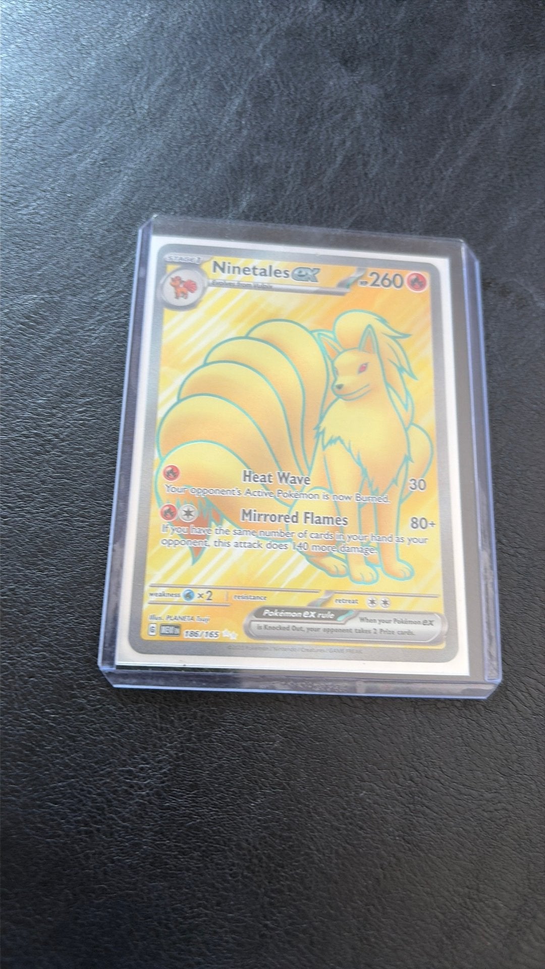 Ninetales GX Pokémon Kaart - Full Art, Ophalen of Verzenden, Zo goed als nieuw, Losse kaart, Foil