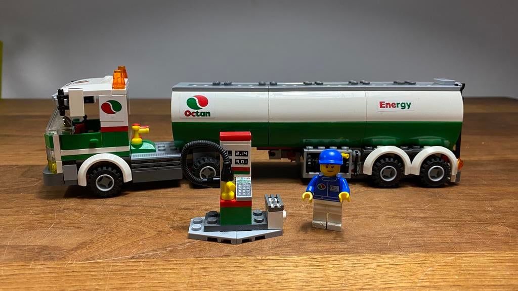 Lego City 3180 Tankwagen, Ophalen of Verzenden, Zo goed als nieuw, Complete set, Lego