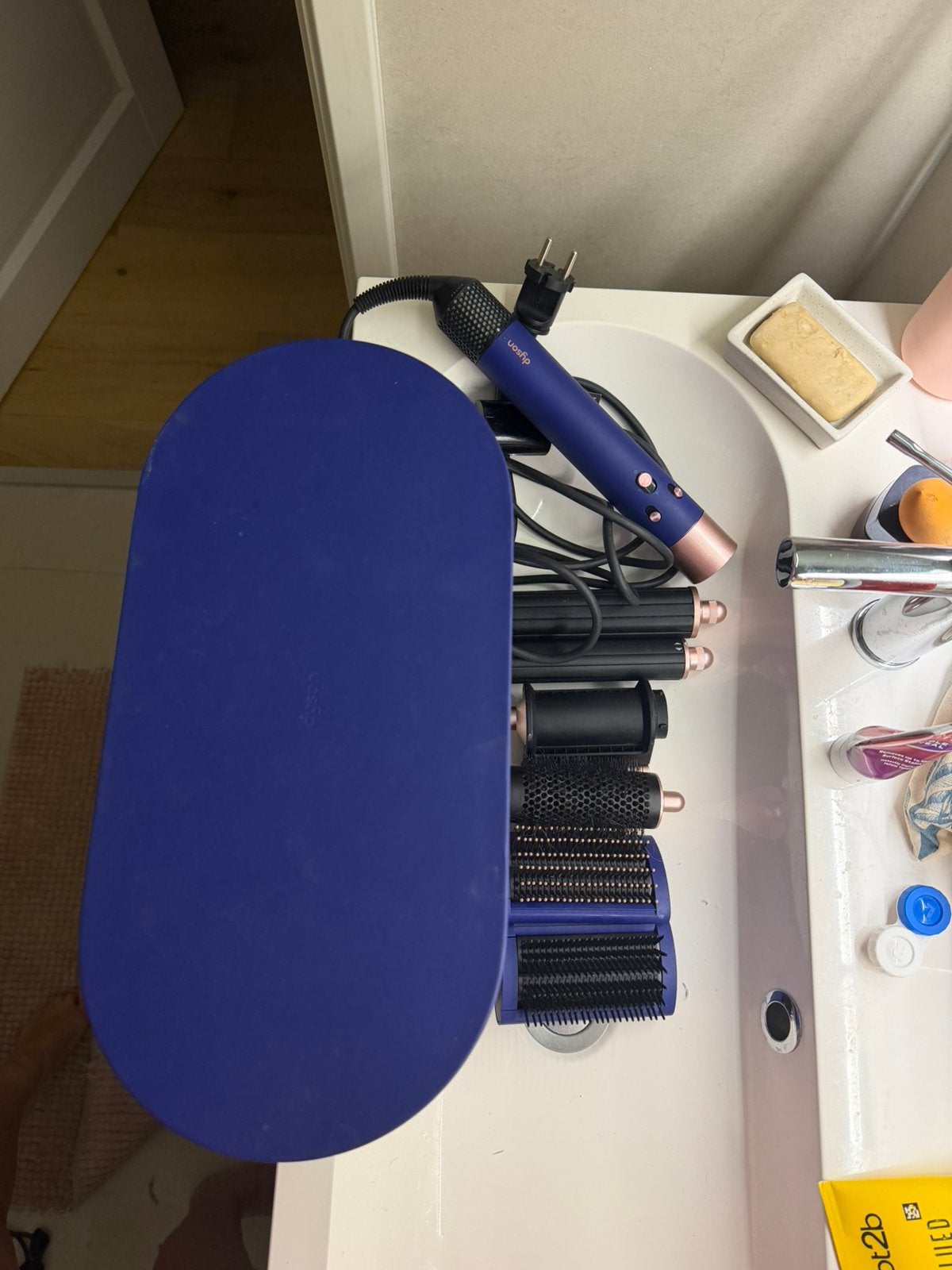 Dyson Airwrap, Ophalen of Verzenden, Zo goed als nieuw, Föhn of Haardroger
