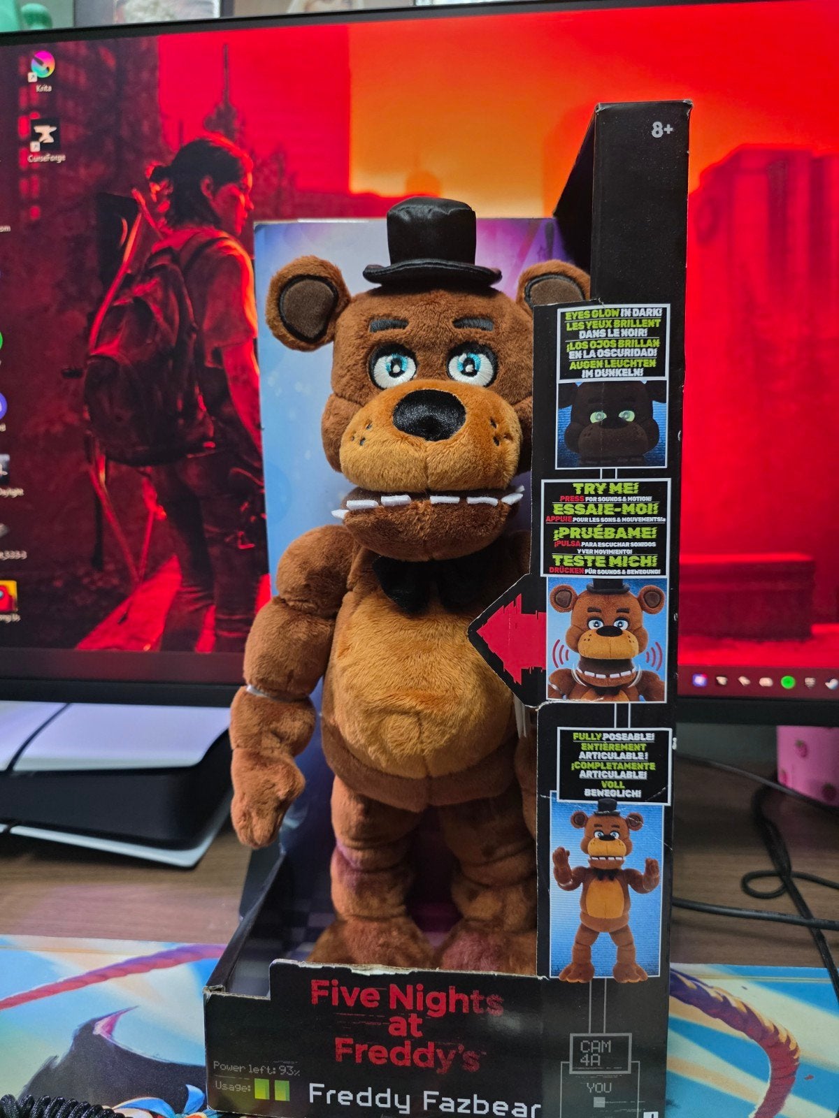 five night at freddy doll, Ophalen of Verzenden, Zo goed als nieuw