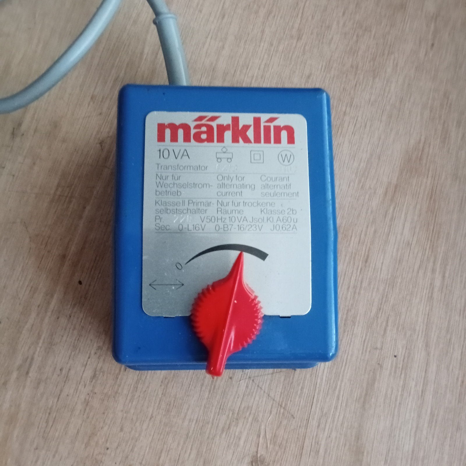 Märklin 10VA nr 6430 Wisselstroom transformator in nieuwstaa, Hobby en Vrije tijd, Ophalen of Verzenden, Zo goed als nieuw, Märklin