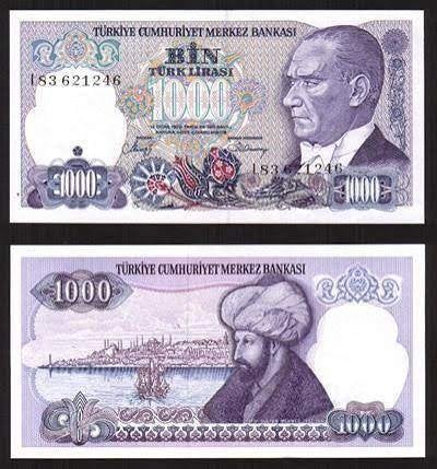 bankbilketten Turkije, Postzegels en Munten, Ophalen of Verzenden, Midden-Oosten