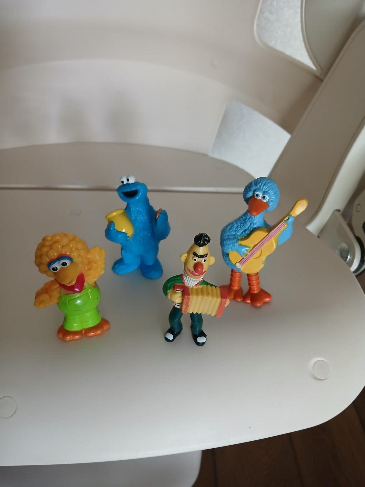 Sesamstraat figuurtjes  4 stuks, Ophalen of Verzenden, Zo goed als nieuw