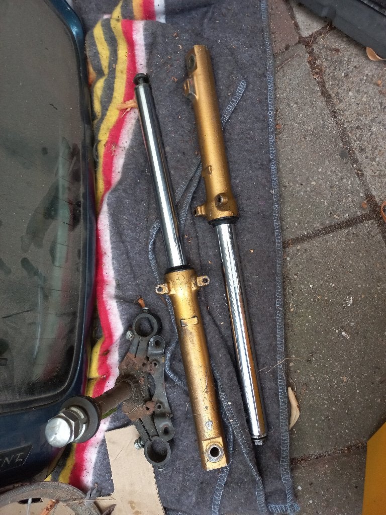 Voorpoten Honda ZB50, Fietsen en Brommers, Ophalen of Verzenden, Gebruikt, Overige typen, Overige merken