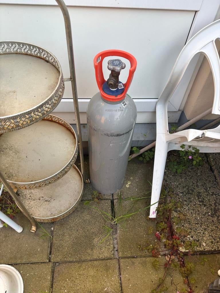 CO2 cilinder 13.4L - ZNKC statiegeld cilinder, Ophalen of Verzenden, Zo goed als nieuw