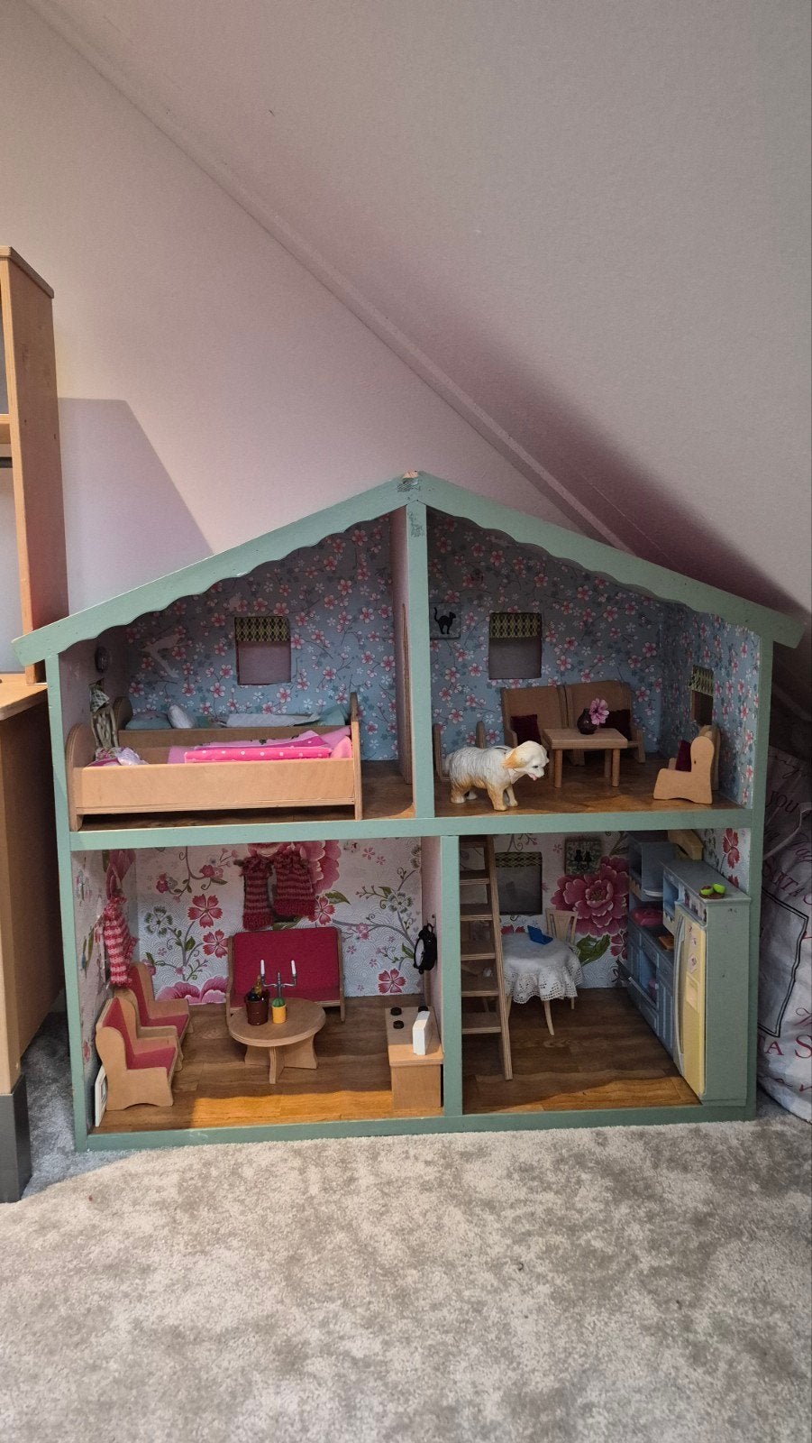 Poppen (barby)huis, Ophalen, Gebruikt
