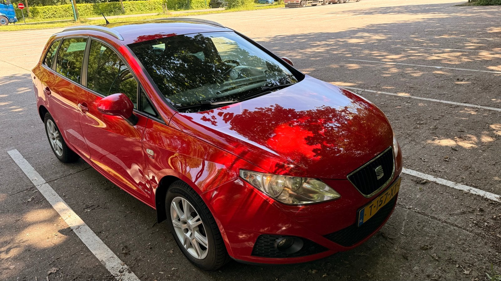 Seat Ibiza 1.2 TSI 77KW ST DSG 2011 Rood, Auto's, Seat, 19 km/l, Particulier, Geïmporteerd, 1065 kg