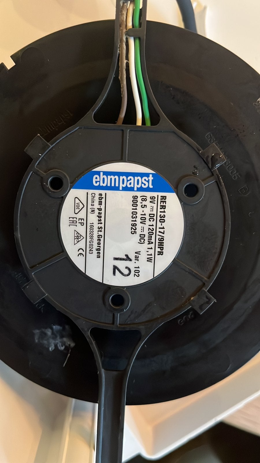 Gezocht: Ebmpapst RER130-17/9HPR ventilator Bosch koelkast, Ophalen, Gebruikt, Overige