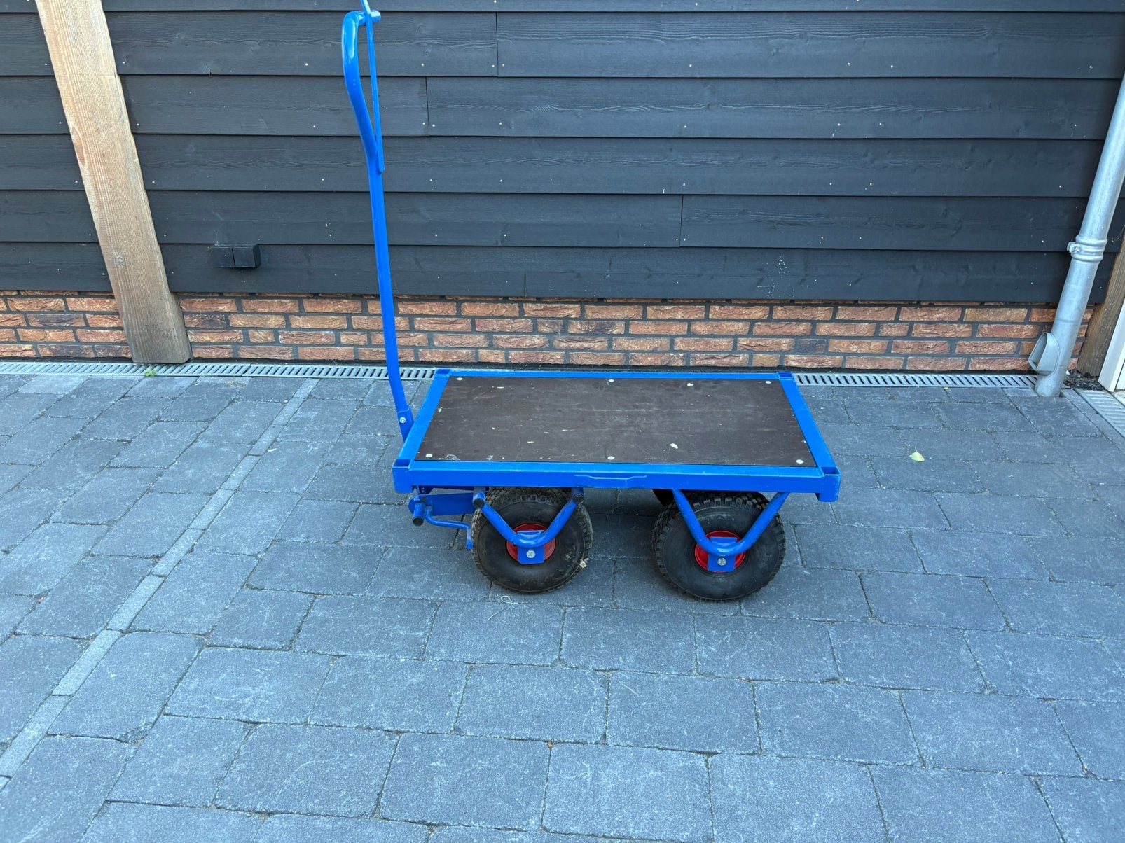 Z.g.a.nw Transportwagen Heavy Duty 1000 kg draagvermogen, Doe-het-zelf en Verbouw, Ophalen, Transportkar, 100 liter of meer, Zo goed als nieuw