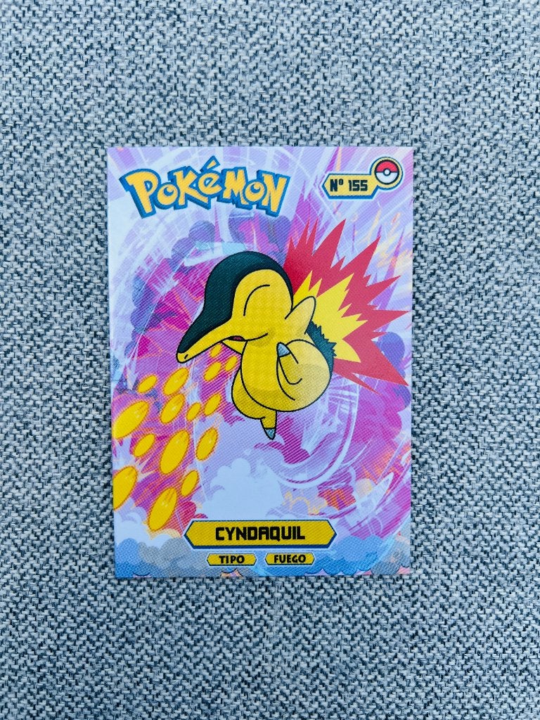 Cyndaquil Johto Card Top Collection Promo Pokemon, Verzenden, Zo goed als nieuw, Losse kaart, Foil