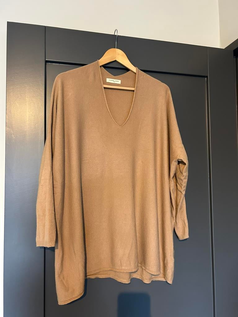 Fijne ruimvallende camel trui van Alexandre Laurent te koop, Kleding | Dames, Verzenden, Zo goed als nieuw, Maat 42/44 (L), Bruin