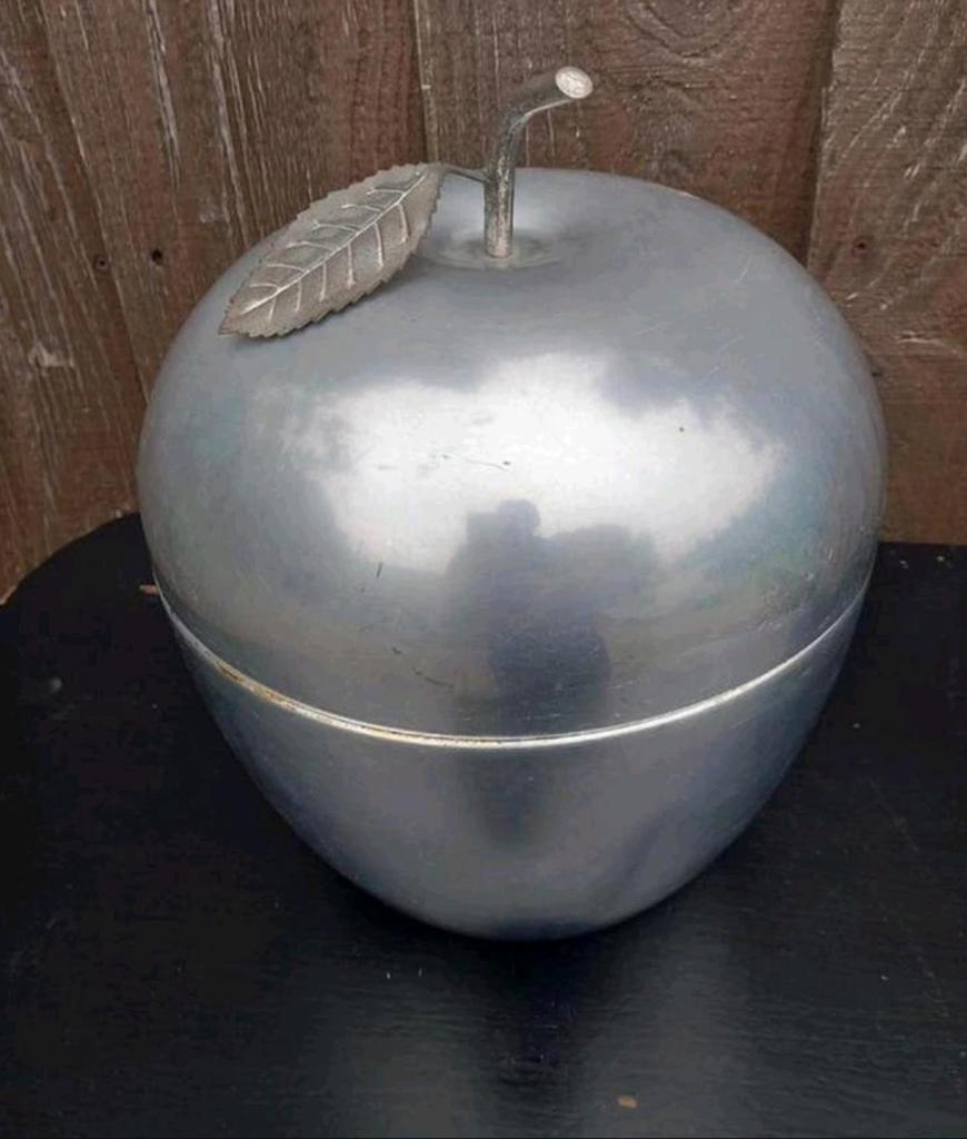 Vintage Aluminium Appel IJsemmer - Luxium Frankrijk, Ophalen of Verzenden