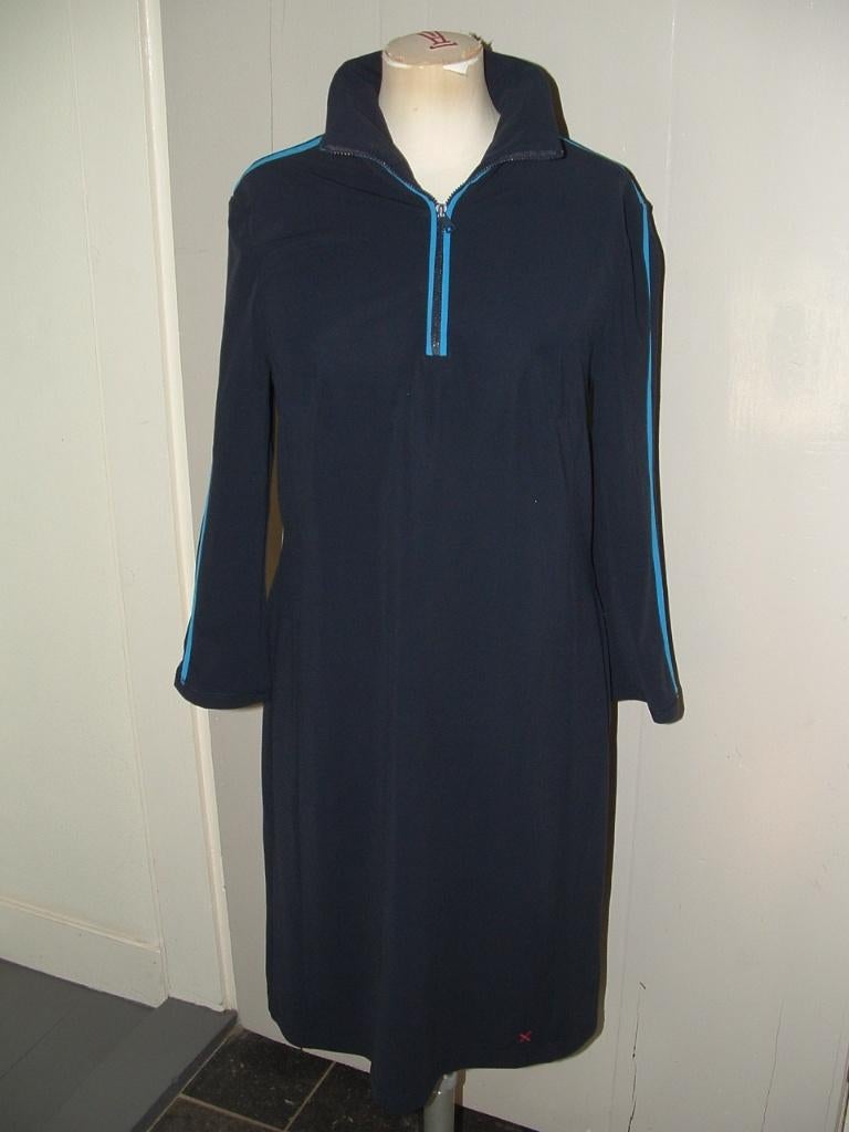 Anna Blue sportieve jurk maat 36 driekwart mouw, Kleding | Dames, Jurken, Blauw, Anna Blue, Ophalen of Verzenden, Zo goed als nieuw