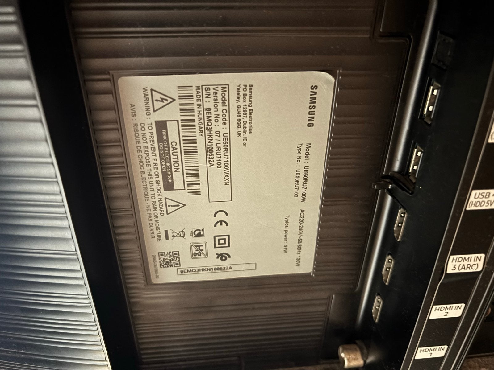 Foto 5 van Samsung UE65RU7100 65 inch 4K UHD Smart TV