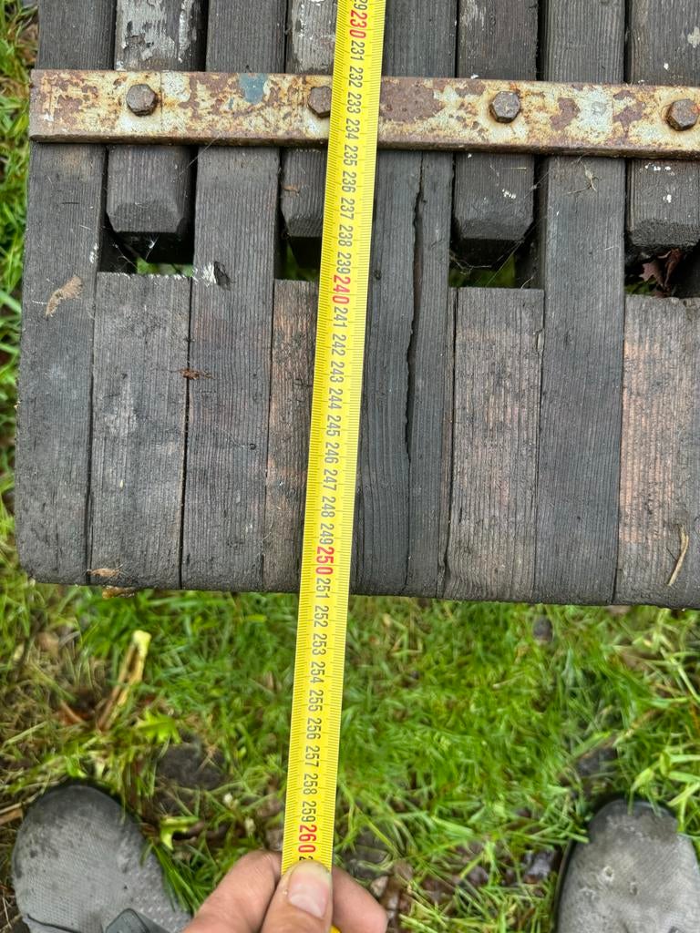 Uitschuifbare loopplank - 4 meter lang, Ophalen, Gebruikt