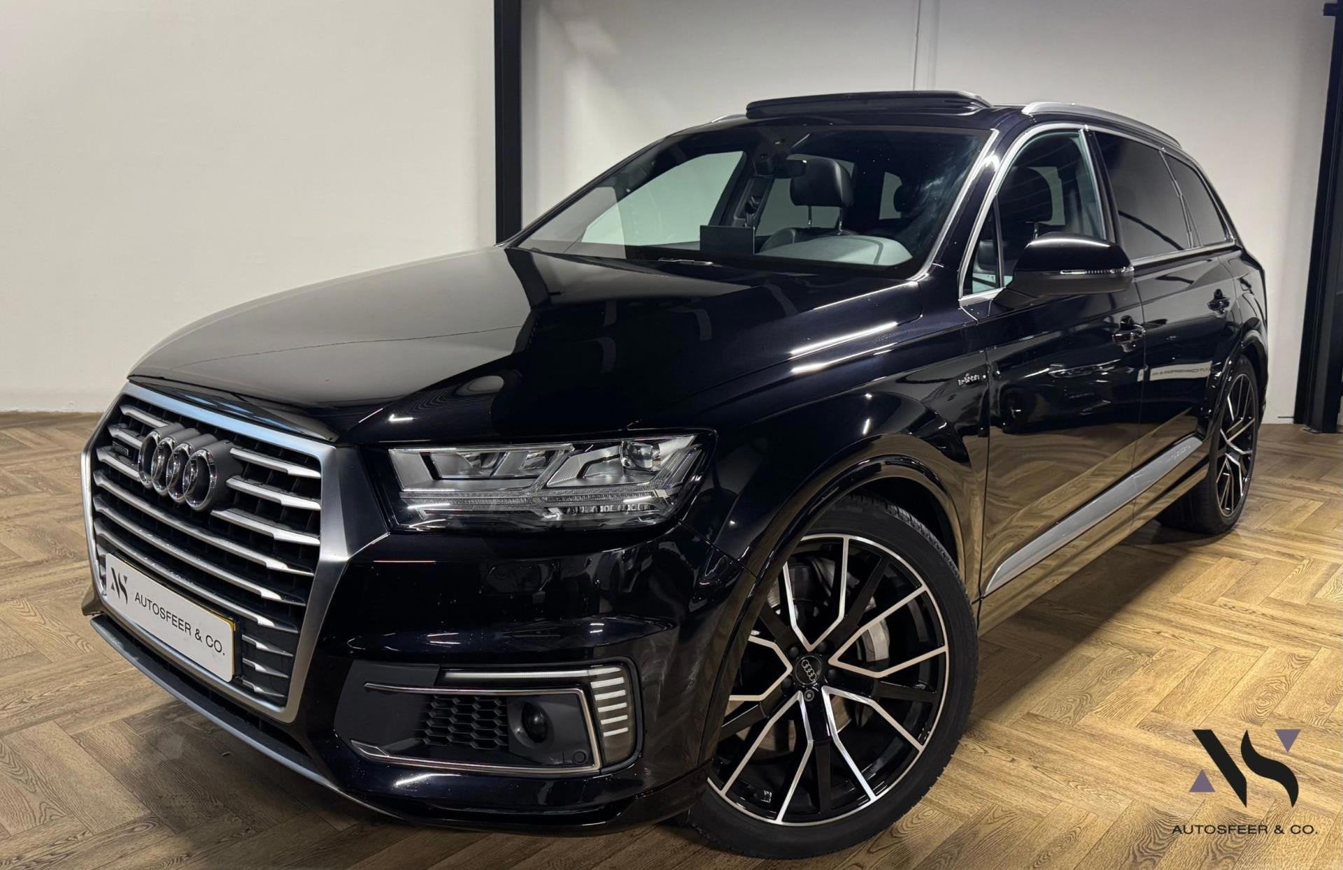 Audi Q7 3.0 TDI e-tron quattro Sport PANO KEYLESS', Auto's, Audi, Automaat, Dealer onderhouden, Gebruikt, 259 pk
